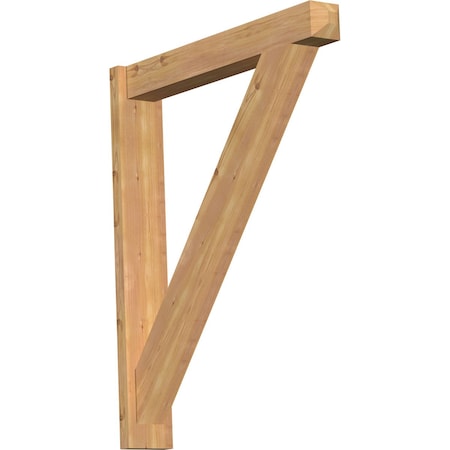 Ekena Millwork Traditional Craftsman Smooth Outlooker, Western Red Cedar, 5 1/2"W x 34"D x 40"H OUT06X34X40TRA04SWR